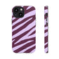 Zebra print purple - tough case