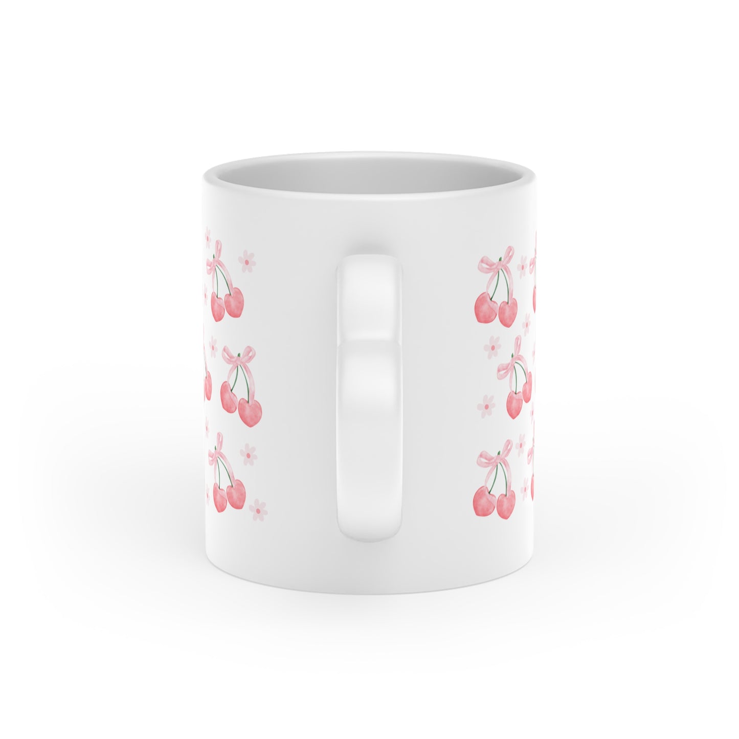 Cherry Heart-Shaped Mug