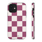 Burgundy checkers - tough case