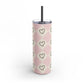 Pink heart checkers Tumbler, 20oz