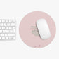 Sometimes all I need is, pink - Round Small Mouse Pad