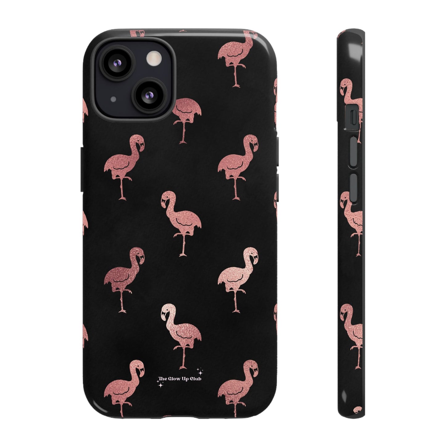 Rose gold flamingos - tough case