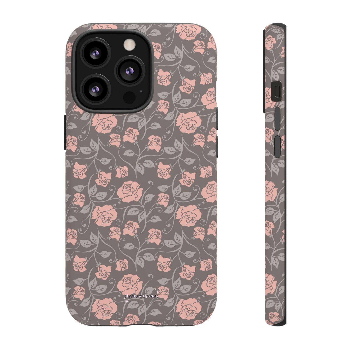 Small roses brown - tough case