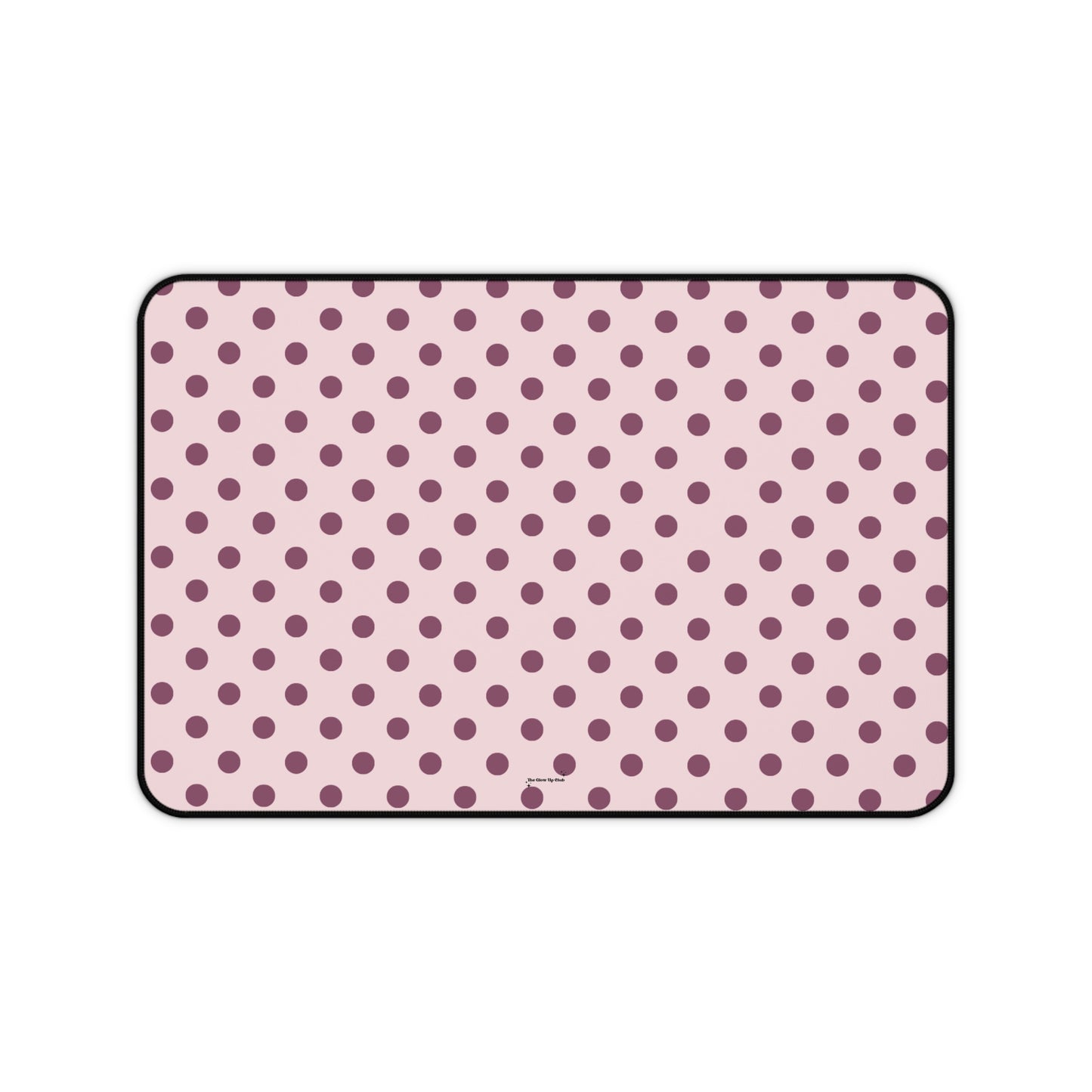 Pink purple dots - Desk Mat