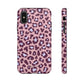 Leopard print pink purple - tough case