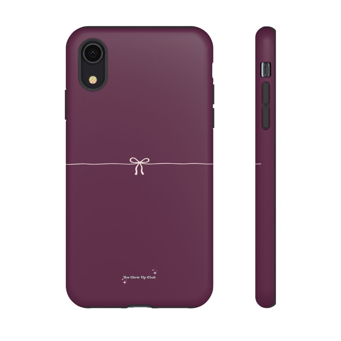 Simple ribbon burgundy - tough case