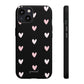 Black heart pattern - tough case