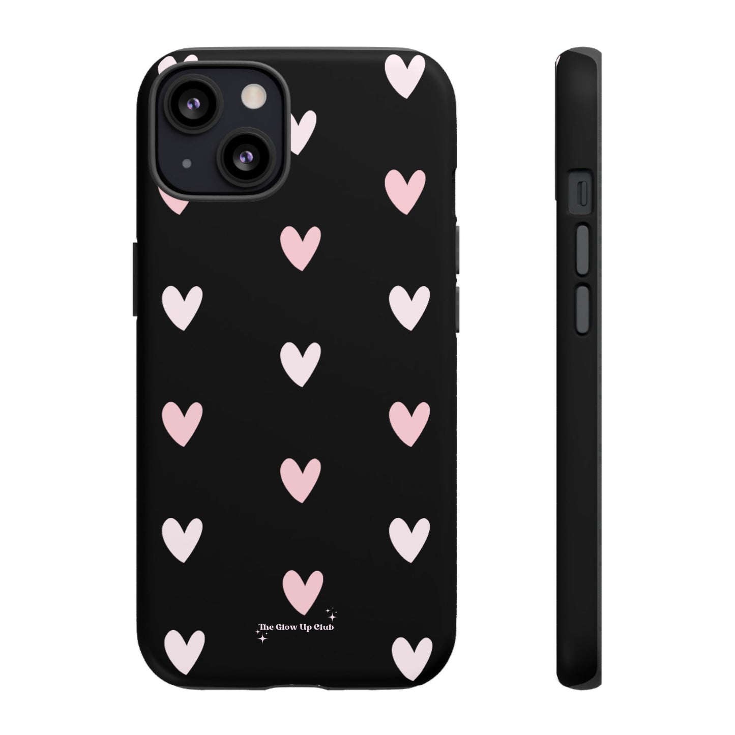 Black heart pattern - tough case