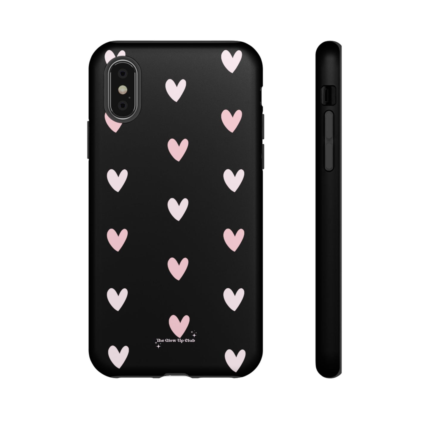 Black heart pattern - tough case