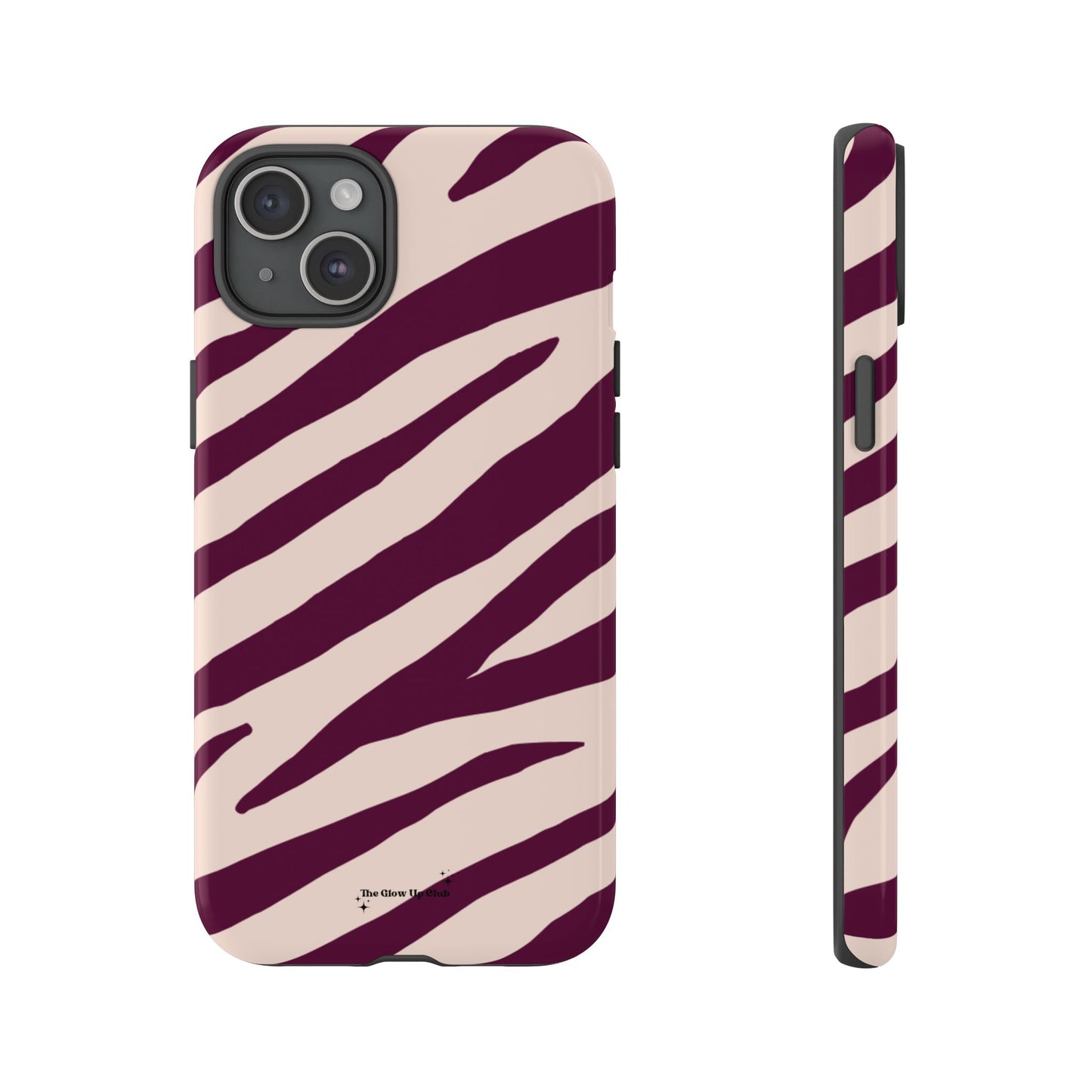 Zebra print cream - tough case