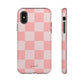 Pink orange checkers - tough case