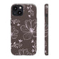 Realistic flowers grey - tough case