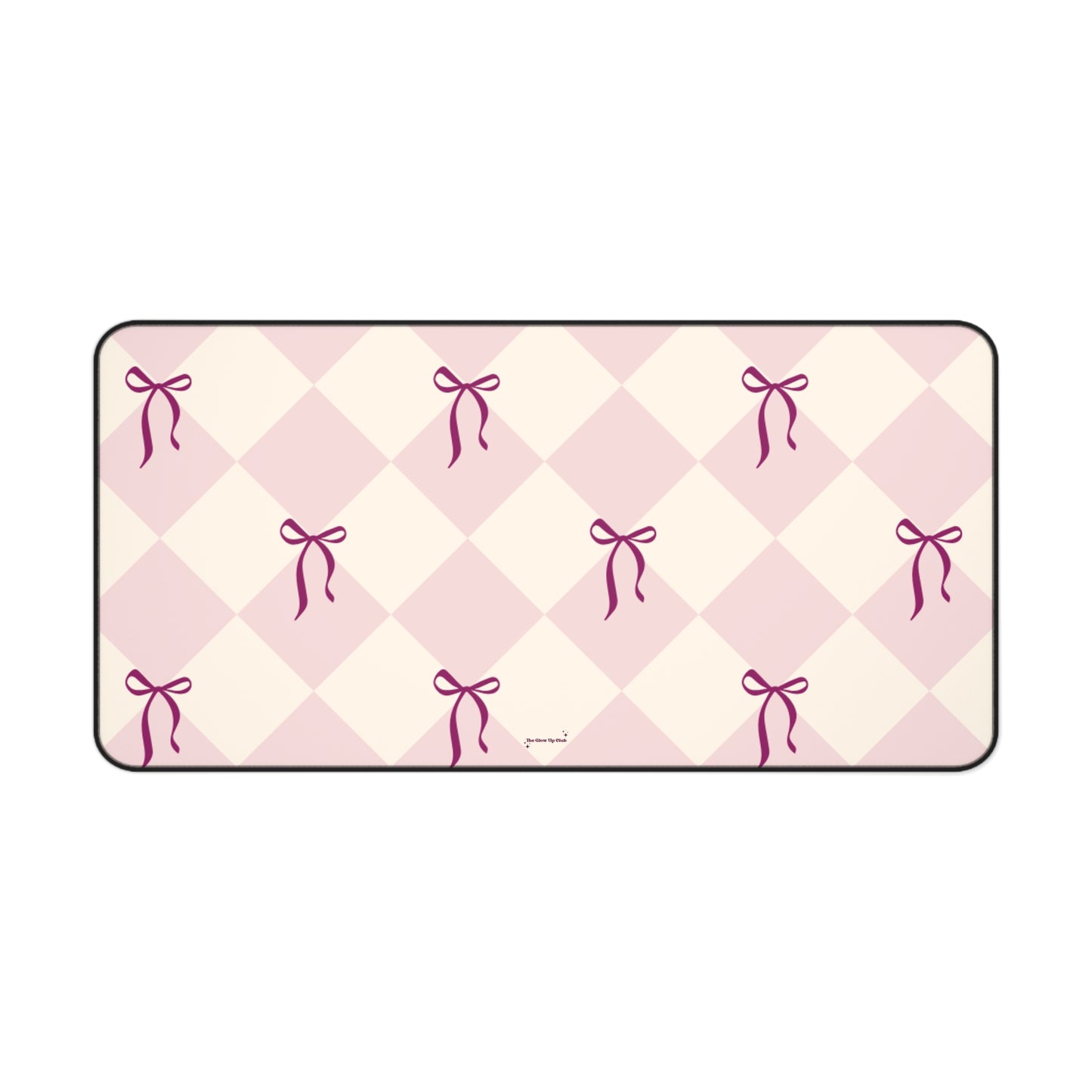 Checkers ribbons - Desk Mat