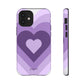 Heart layers purple - tough case