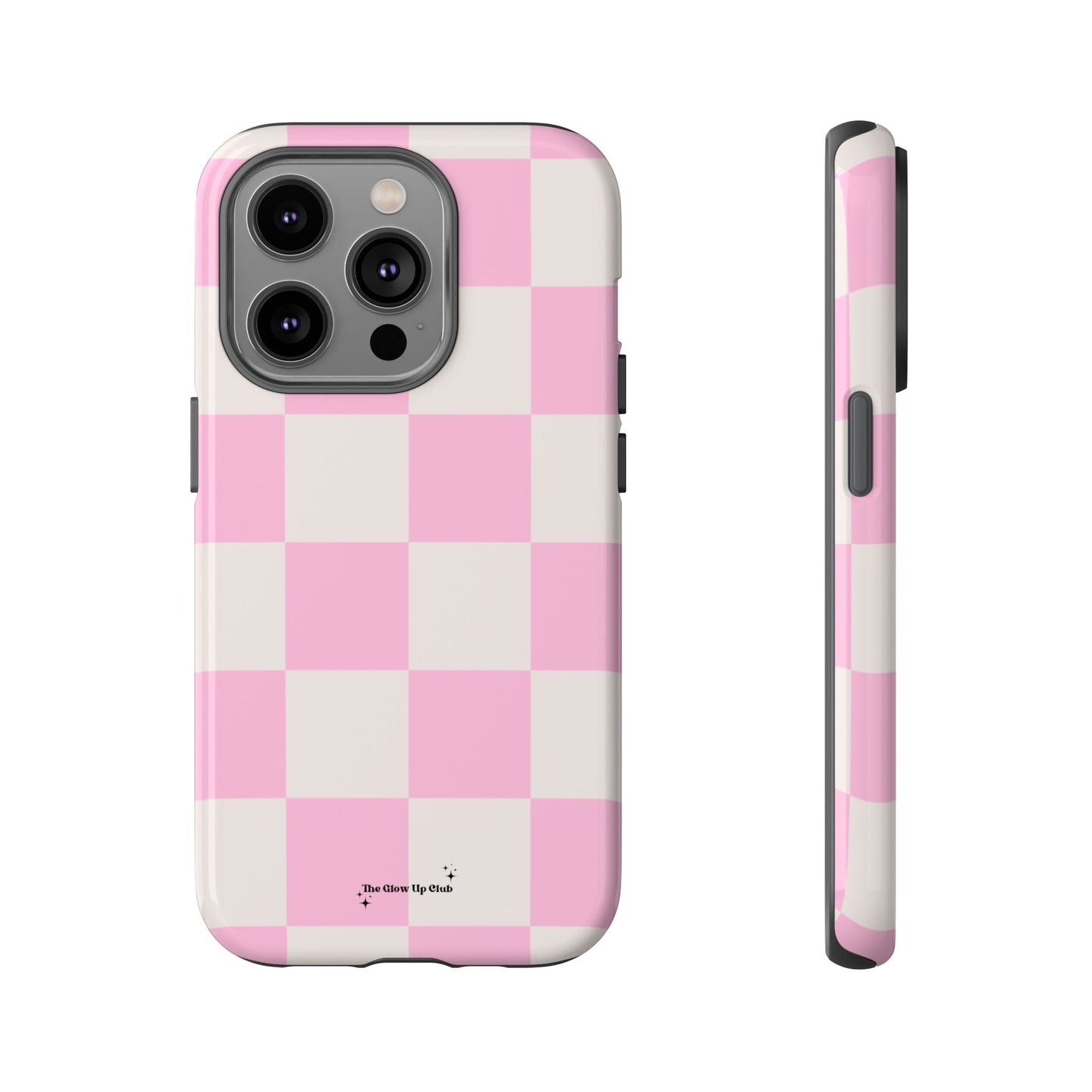 Pink white checkers - tough case