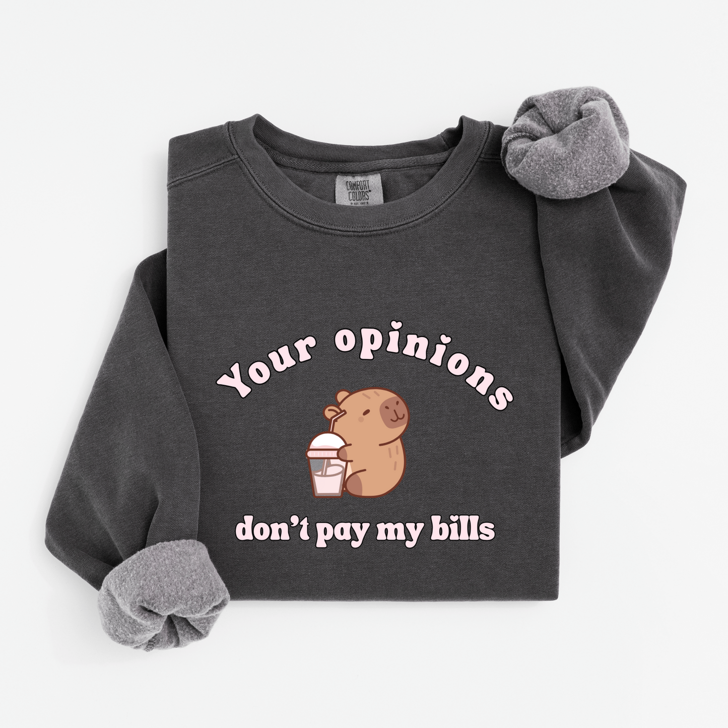 Your opinions don't pay my bills Sweatshirt