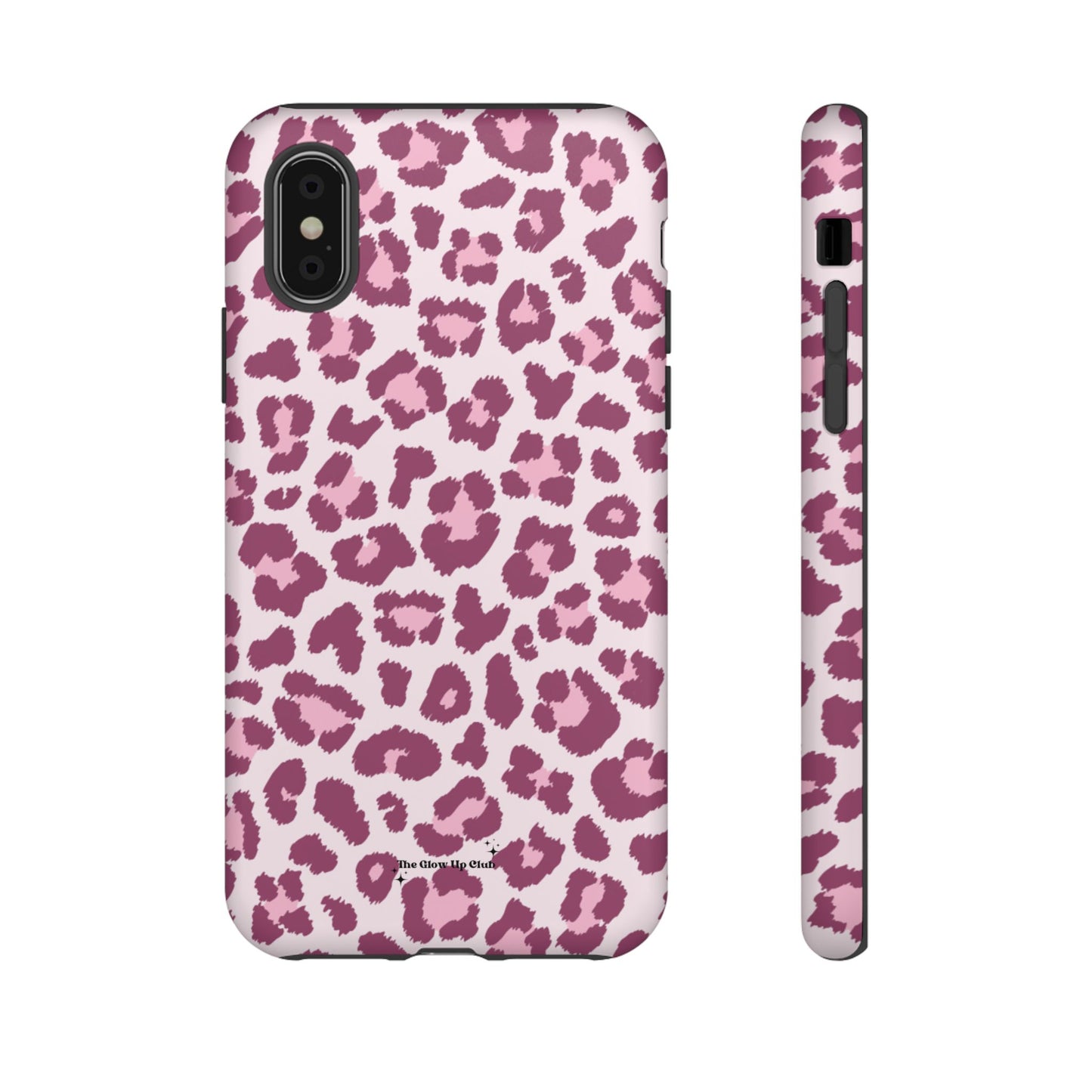 Leopard print double pink - tough case