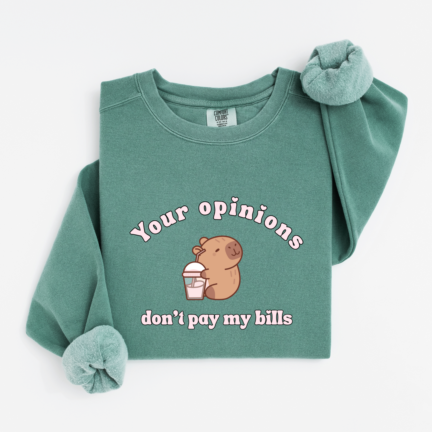 Your opinions don't pay my bills Sweatshirt