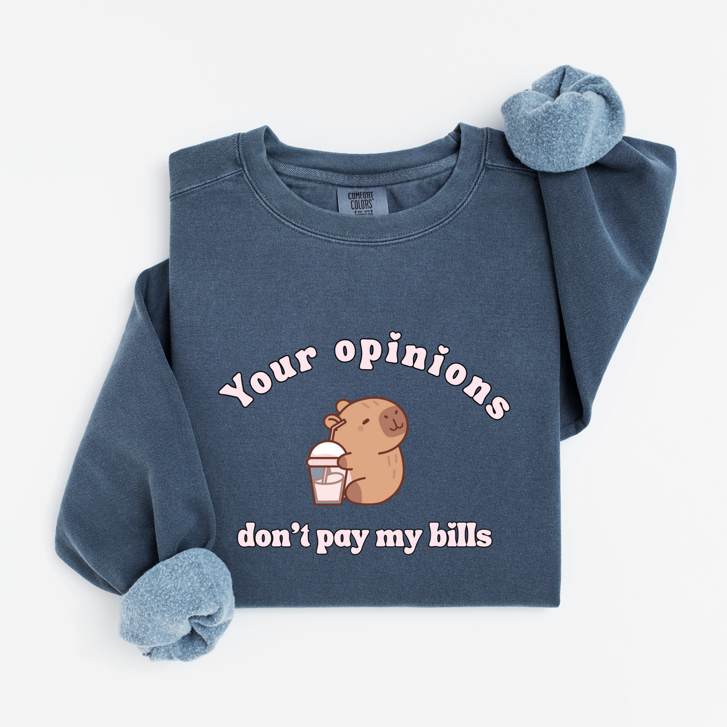 Your opinions don't pay my bills Sweatshirt