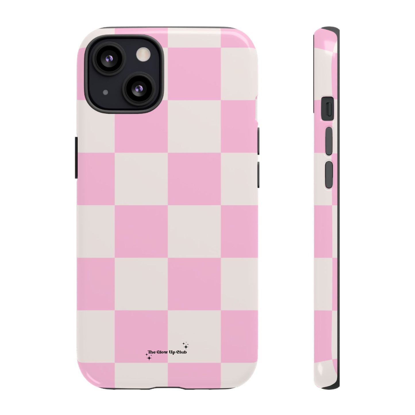 Pink white checkers - tough case