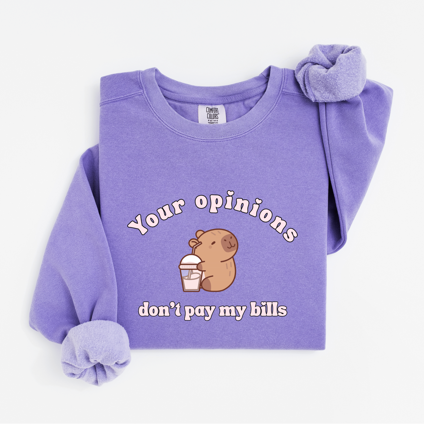 Your opinions don't pay my bills Sweatshirt