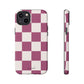 Burgundy checkers - tough case