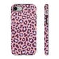 Leopard print pink purple - tough case