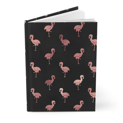 Rose gold flamingos Journal