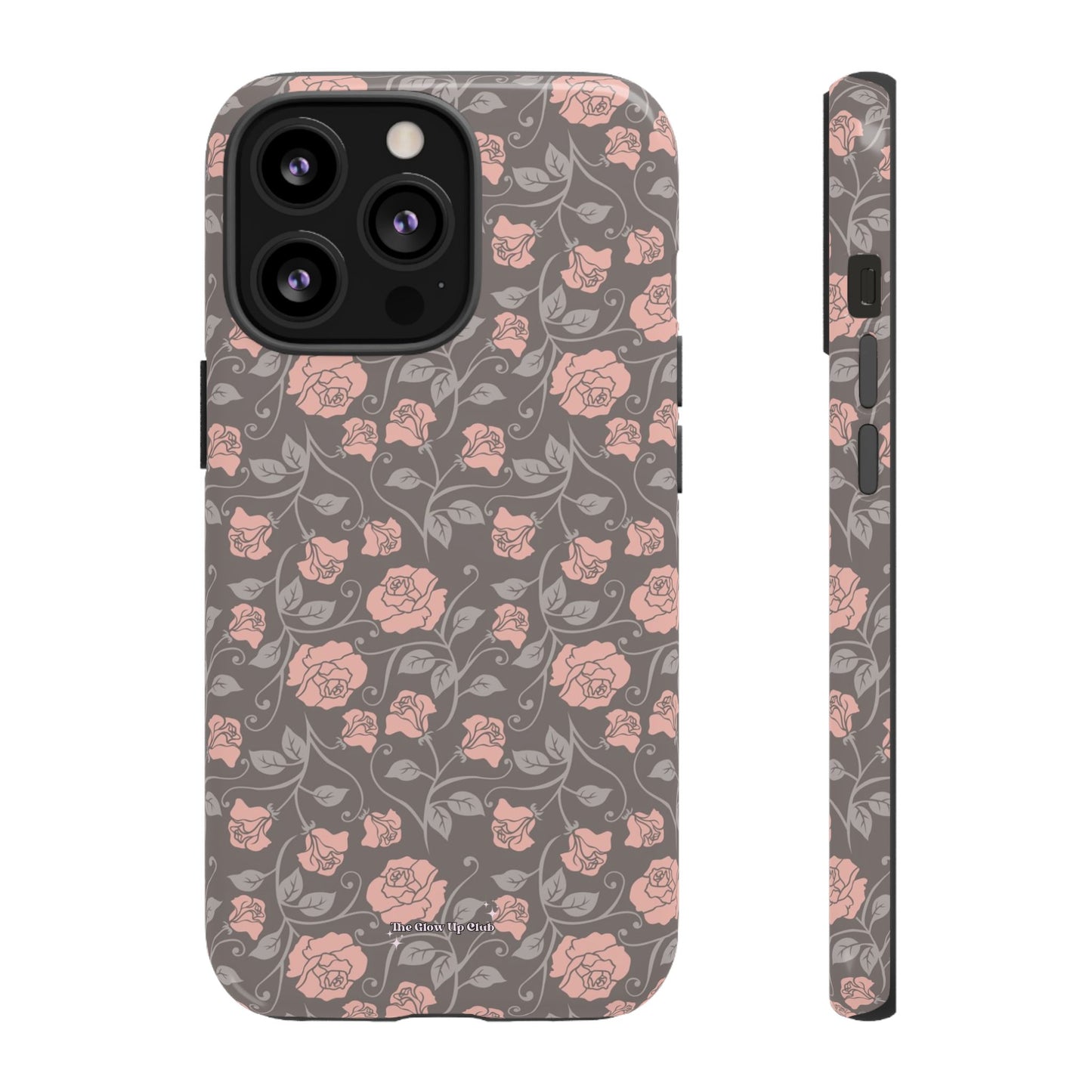 Small roses brown - tough case