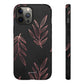 Rose gold leaves minimalistic - tough case