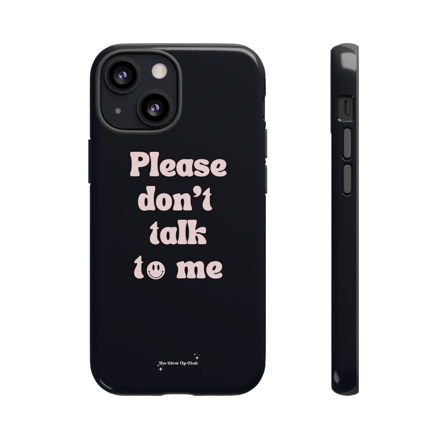 Please don't talk to me black - tough case