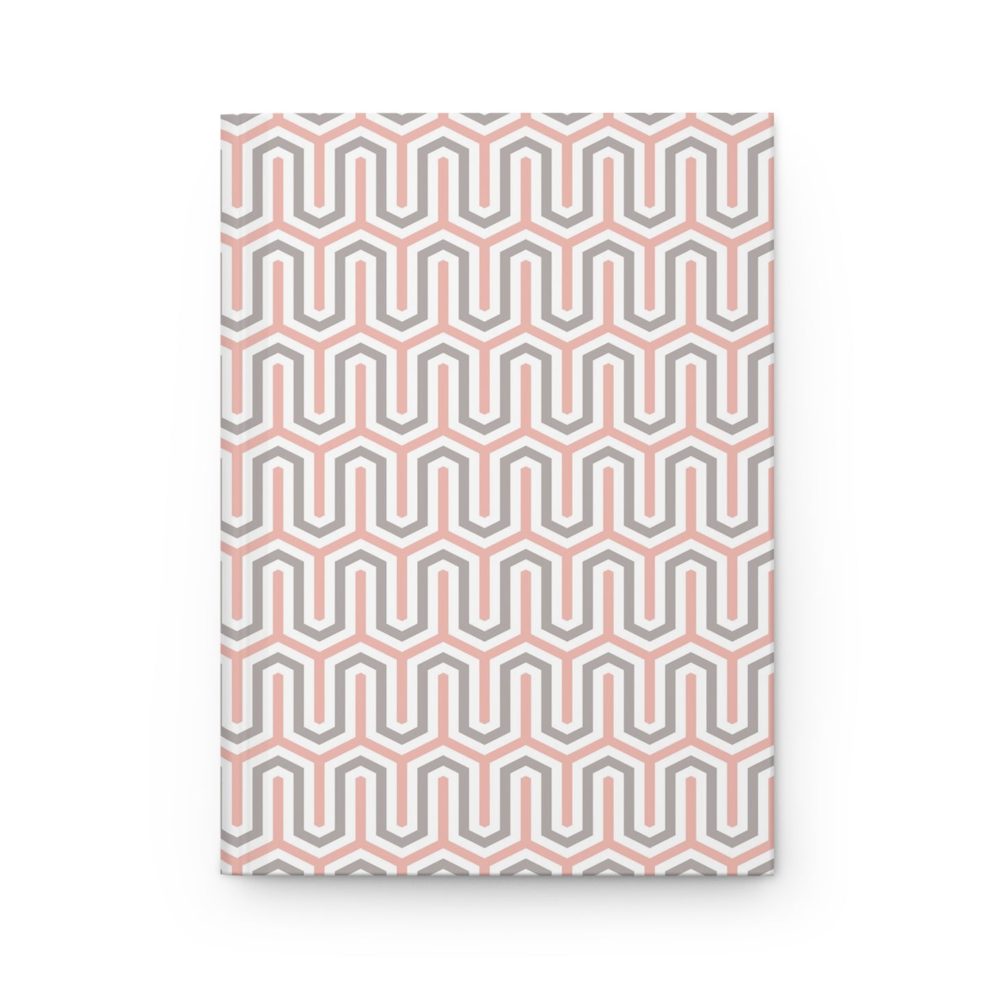 Pink grey pattern Journal