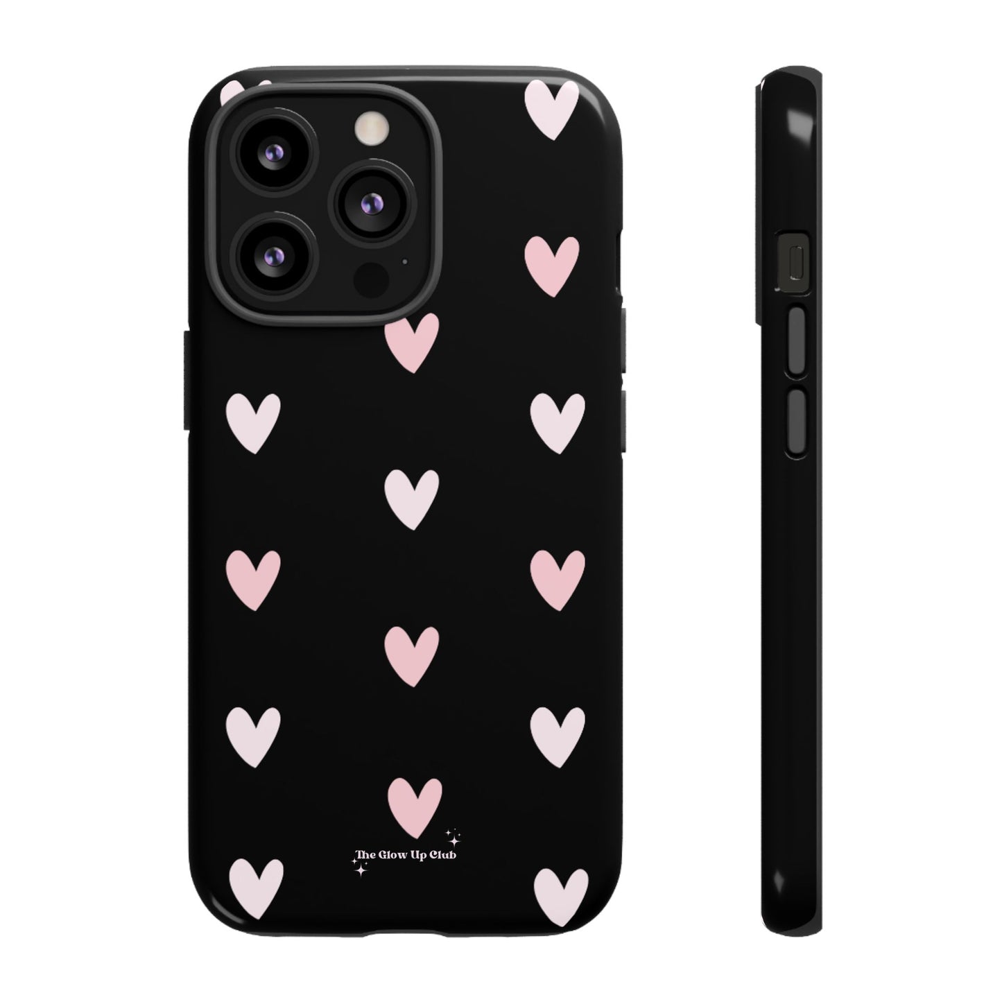 Black heart pattern - tough case