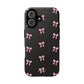 Crooked ribbon pattern black - tough case