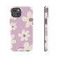 Floral pattern purple - tough case