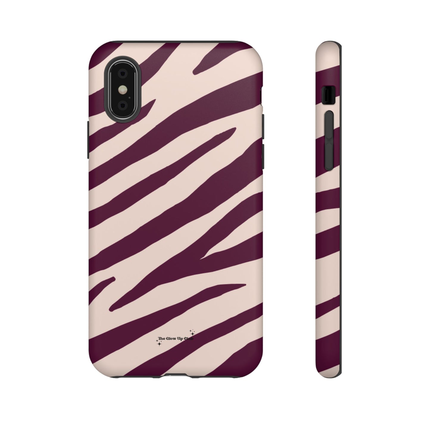 Zebra print cream - tough case