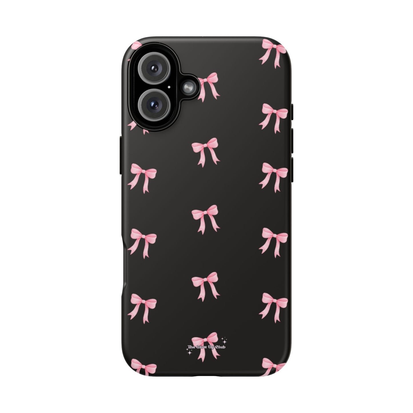 Crooked ribbon pattern black - tough case