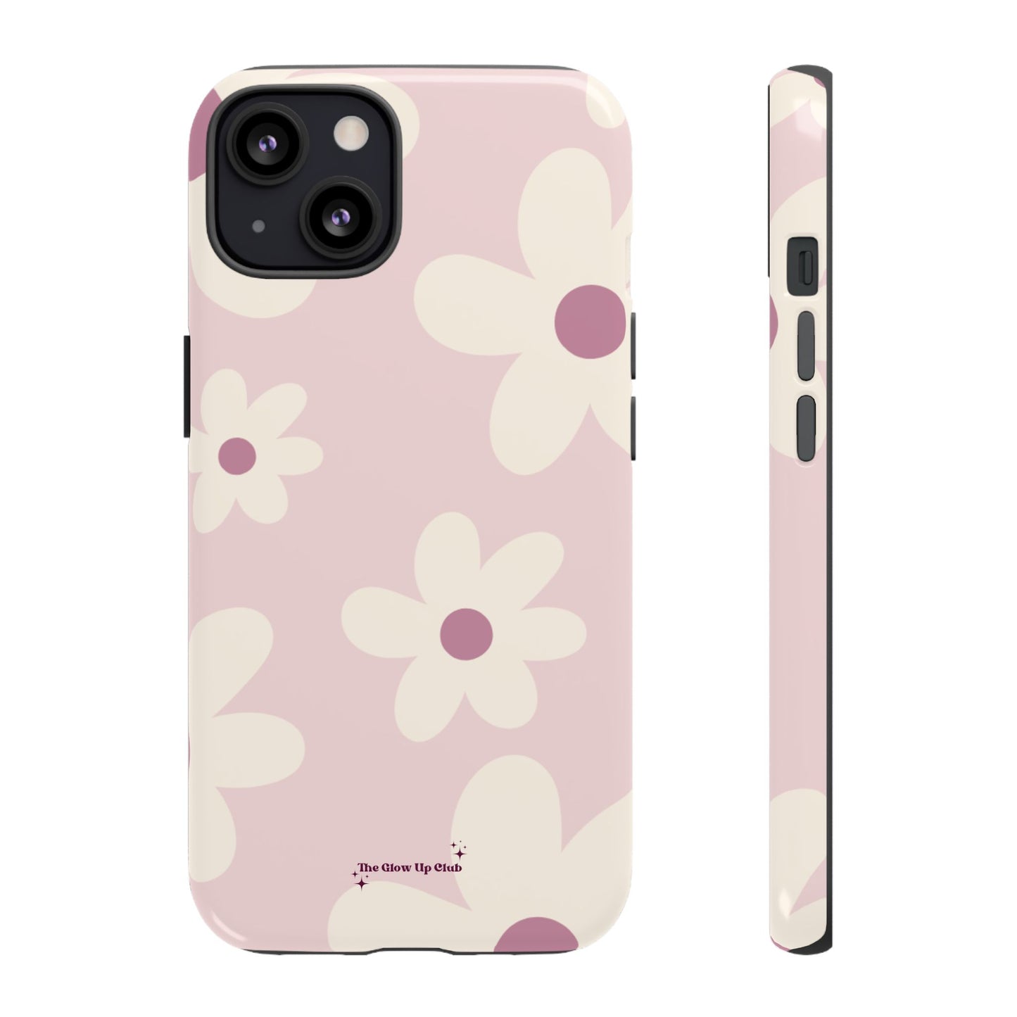 Floral pattern pink - tough case