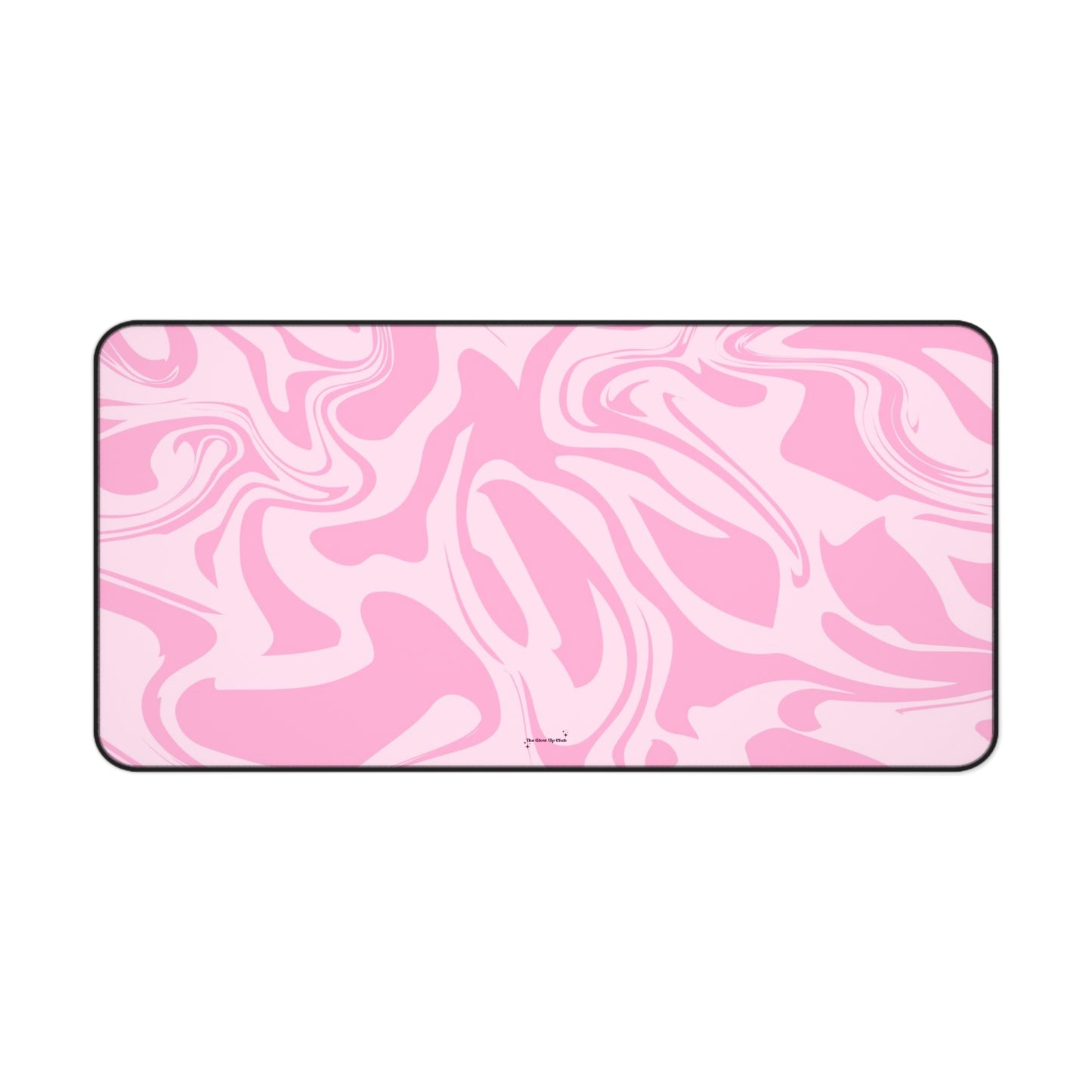 Pink abstract pattern - Desk Mat