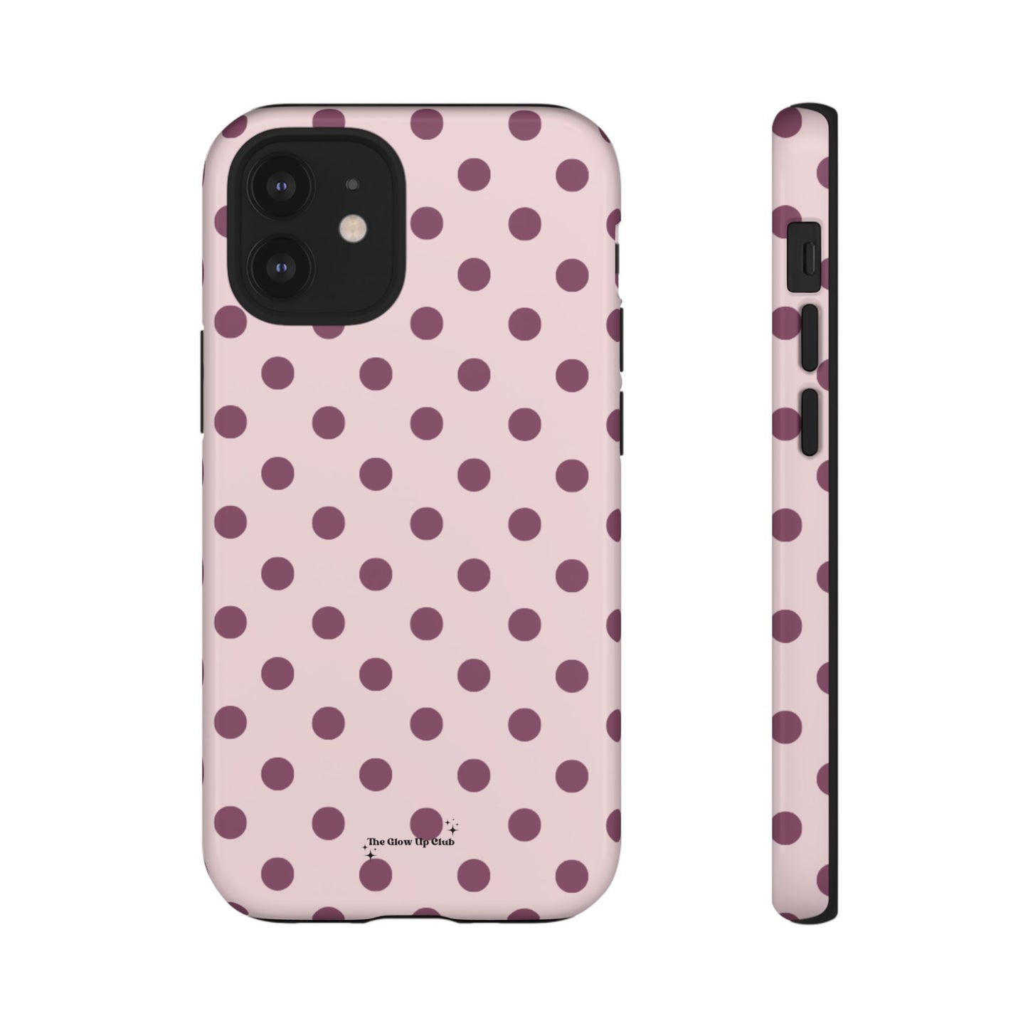 Pink and purple dots - tough case