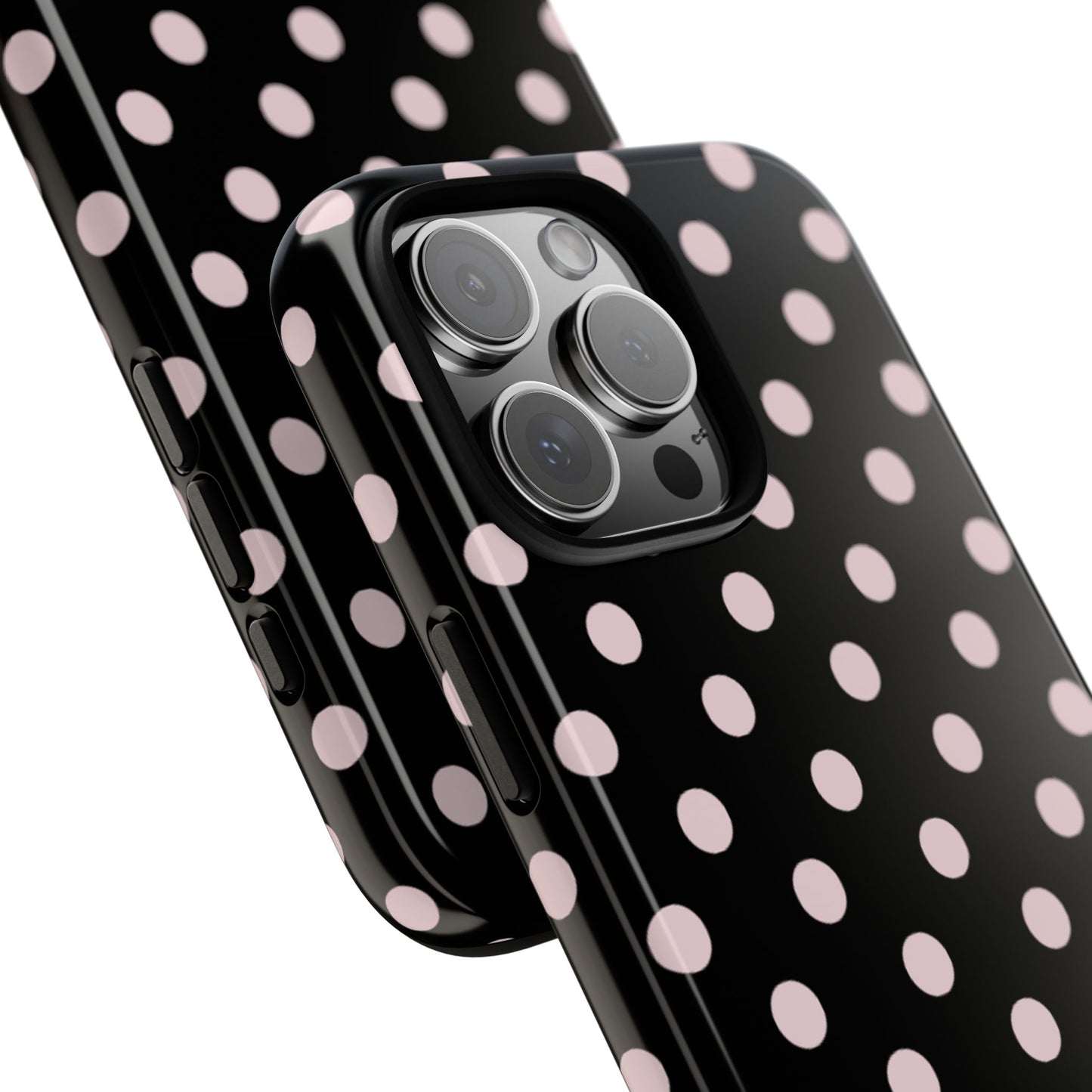 Black and pink dots - tough case