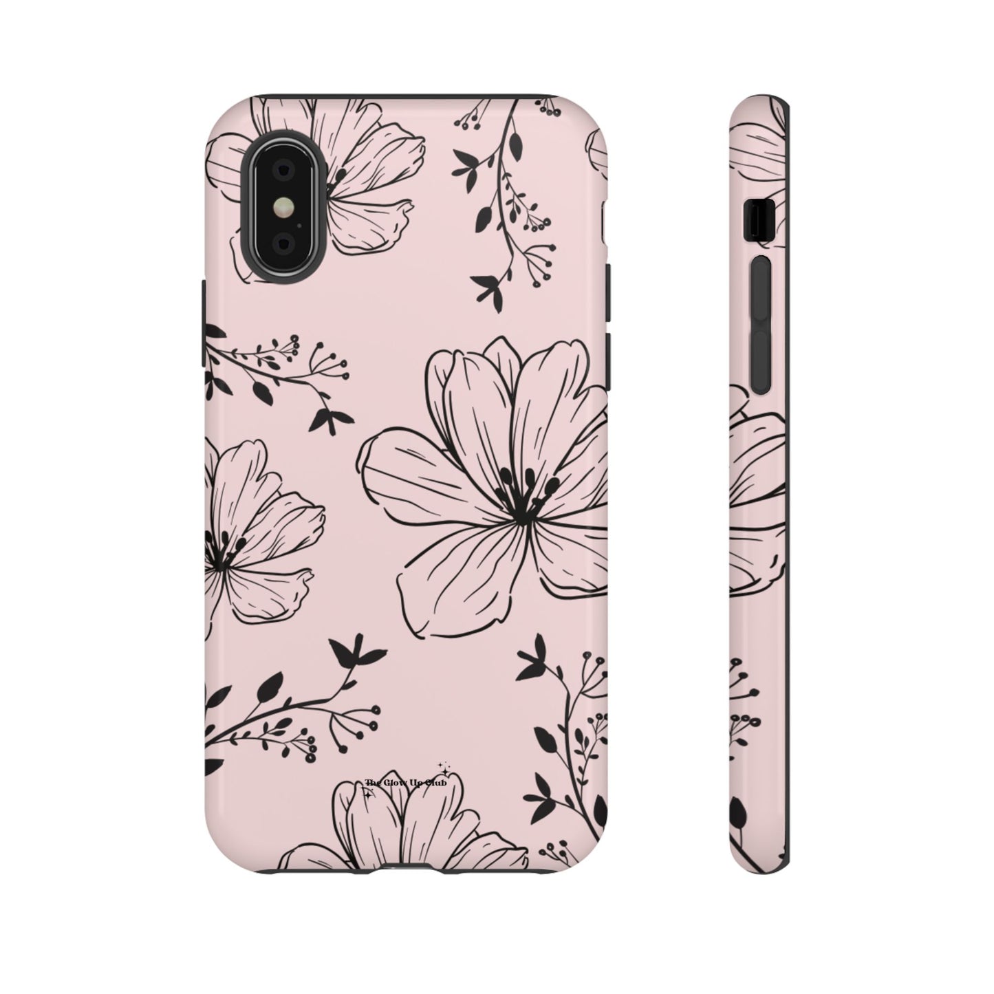 Realistic flowers pink - tough case