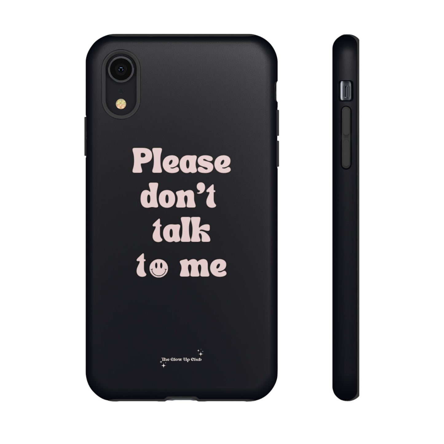 Please don't talk to me black - tough case