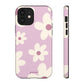 Floral pattern purple - tough case