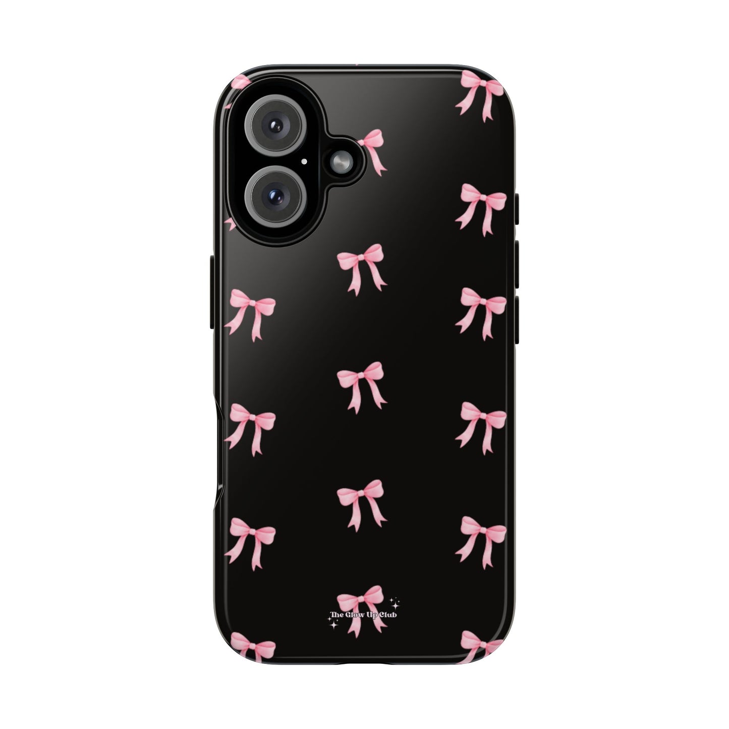 Crooked ribbon pattern black - tough case