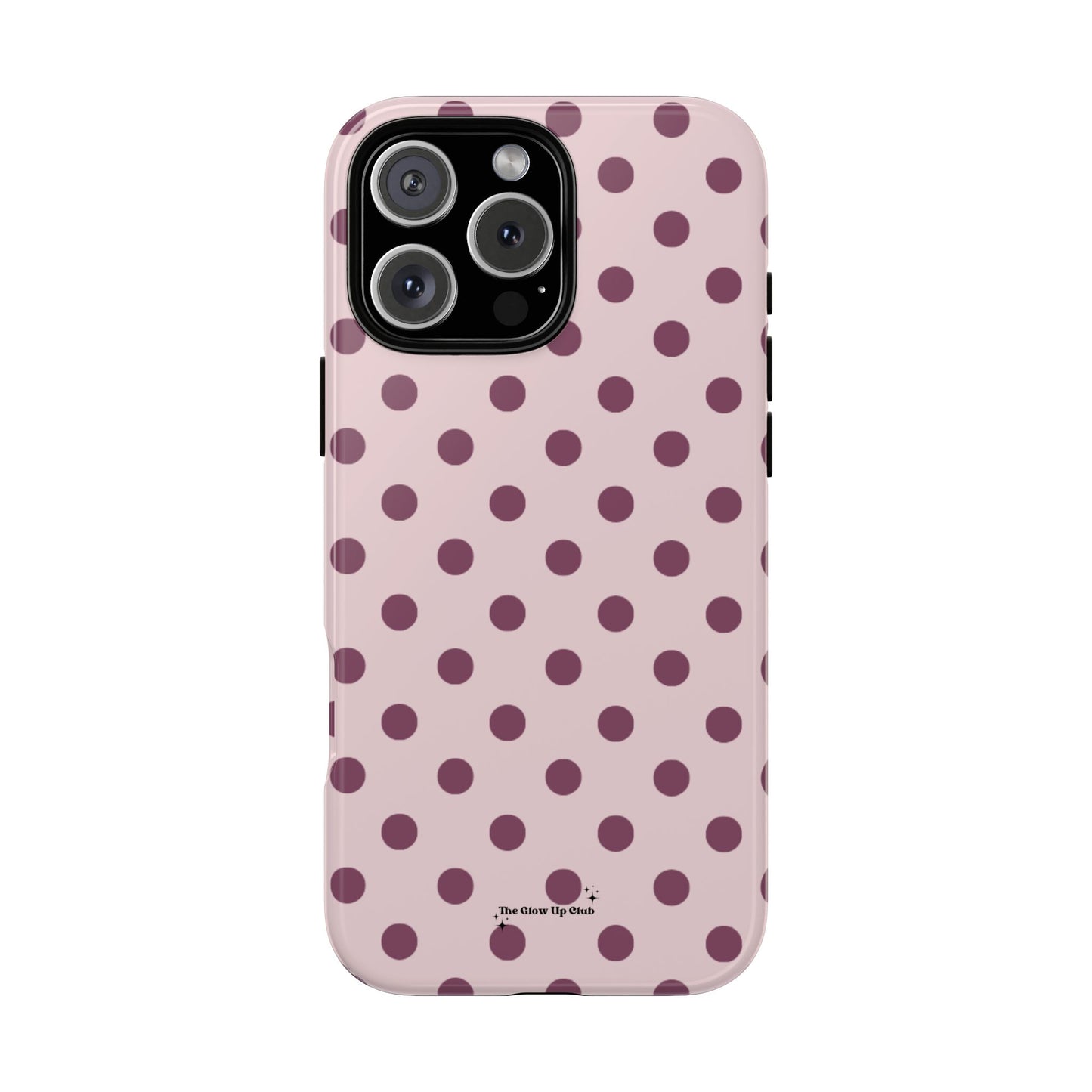 Pink and purple dots - tough case