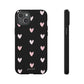 Black heart pattern - tough case