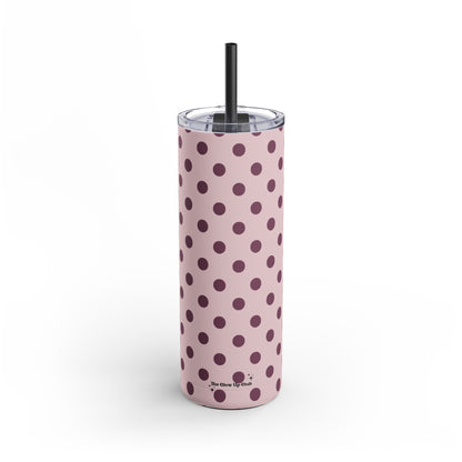 Pink purple dots Tumbler, 20oz