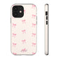 Crooked ribbon pattern cream - tough case