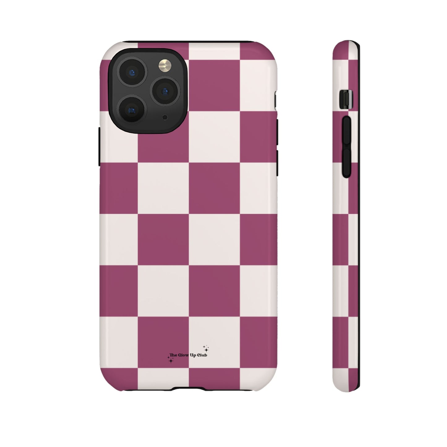 Burgundy checkers - tough case